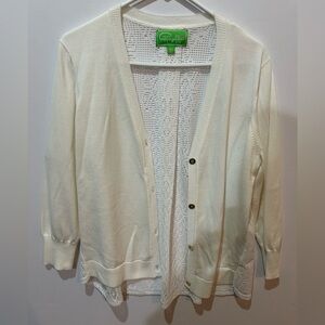 Pappagallo Cream Women's Cardigan
